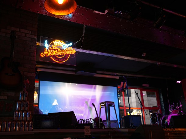 illustrative photo of the the stage at L'il Nashville