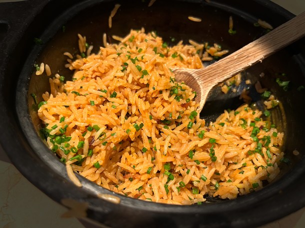 illustrative photo of the efik rice at Akara London Bridge