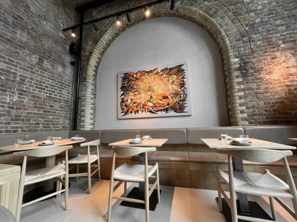 illustrative photo of the main dining room at Akara