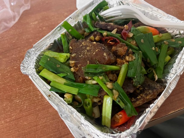 illustrative photo of the crispy chilli buff from 7Spices at Grande International Hospital