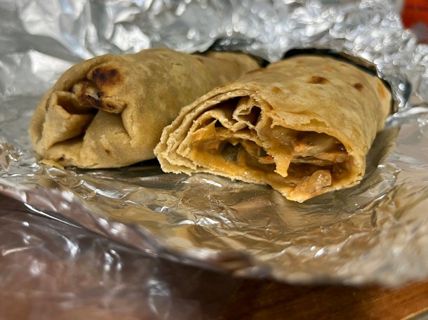 illustrative photo of the vegetable roti roll from 7Spices at Grande International Hospital