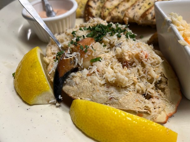 illustrative photo of the dressed crab at Bronek's