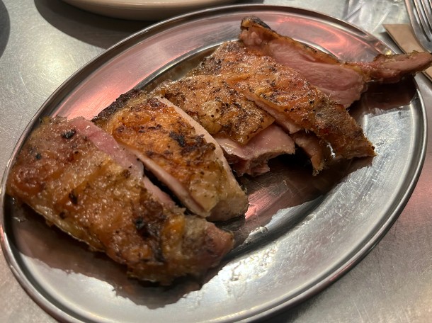 illustrative photo of the grilled chicken thigh at Singburi Shoreditch
