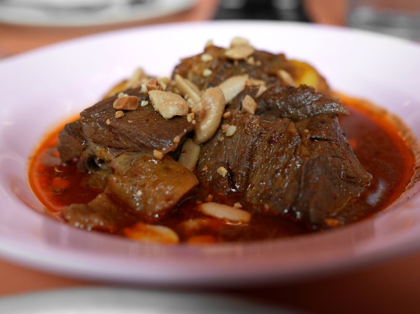 illustrative photo of the wagyu beef shin massaman curry at Singburi Shoreditch