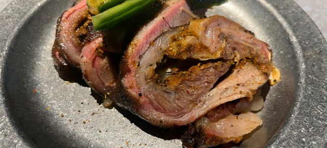 illustrative photo of the lamb breast at Hon's BBQ