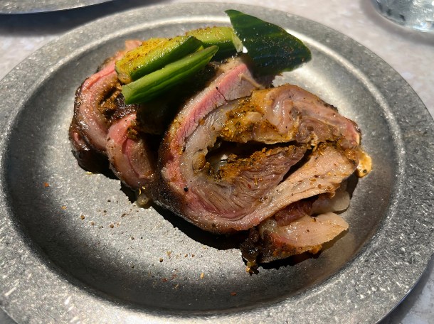 illustrative photo of the lamb breast at Hon's BBQ