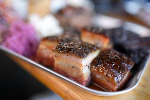 illustrative photo of the pork belly at Uncle Hon's residency